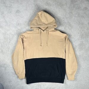 Zine Clothing Tan and Black Men's Hoodie